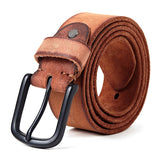 100% original leather mens belt