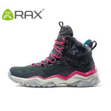 RAX Men Hiking Shoes Mid-top Waterproof Outdoor Sneaker Men