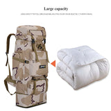 85L Large Capacity Backpack Nylon Waterproof Military Camouflage Molle Army Bag Men Backpack Rucksack for Hike Travel Backpacks