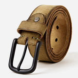 Sophisticated Leather Belt - Oxblood