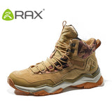 RAX - Leather Hiking Shoes for Men, Waterproof Outdoor Sneakers