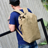 Man Travel Backpack Large Capacity Mountaineering Hand Bag High Quality Canvas Bucket Shoulder Bags Men Backpacks