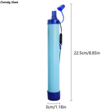 1Pc Portable Outdoor Water Purifier Camping Hiking Emergency Survival Water Filter filtration Straws