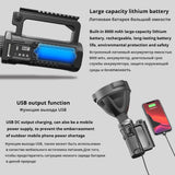 Powerful LED Flashlight Portable XHP70.2 Torch USB Rechargeable