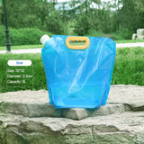 2.5/5/10L Foldable Portable Drinking Water Bag Outdoor Camping Hiking Water Storage Bag Thickened Large Capacity Water Container
