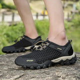 Men Breathable Sneakers Climbing Hiking Shoes
